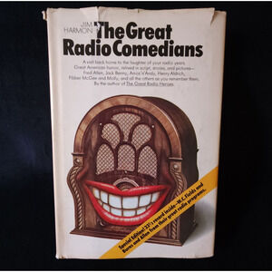 The Great Radio Comedians by Jim Harmon 1970 hardcover w/ Vinyl Record 1st Ed